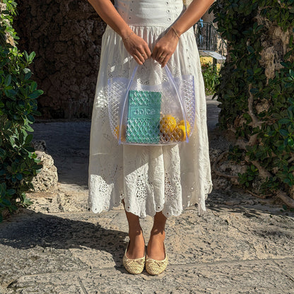 ULICIA BALLET FLATS LT NATURAL CROSS HATCH RAFFIA