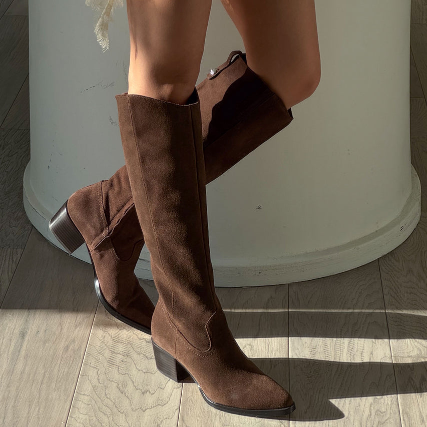 VIRONA H2O BOOTS DK BROWN SUEDE
