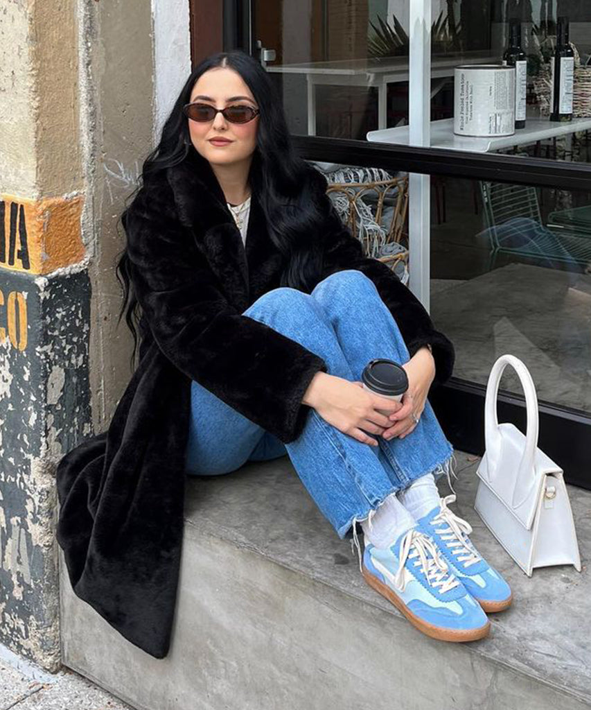 Notice Blue Suede Sneakers Dolce Vita - Main Image