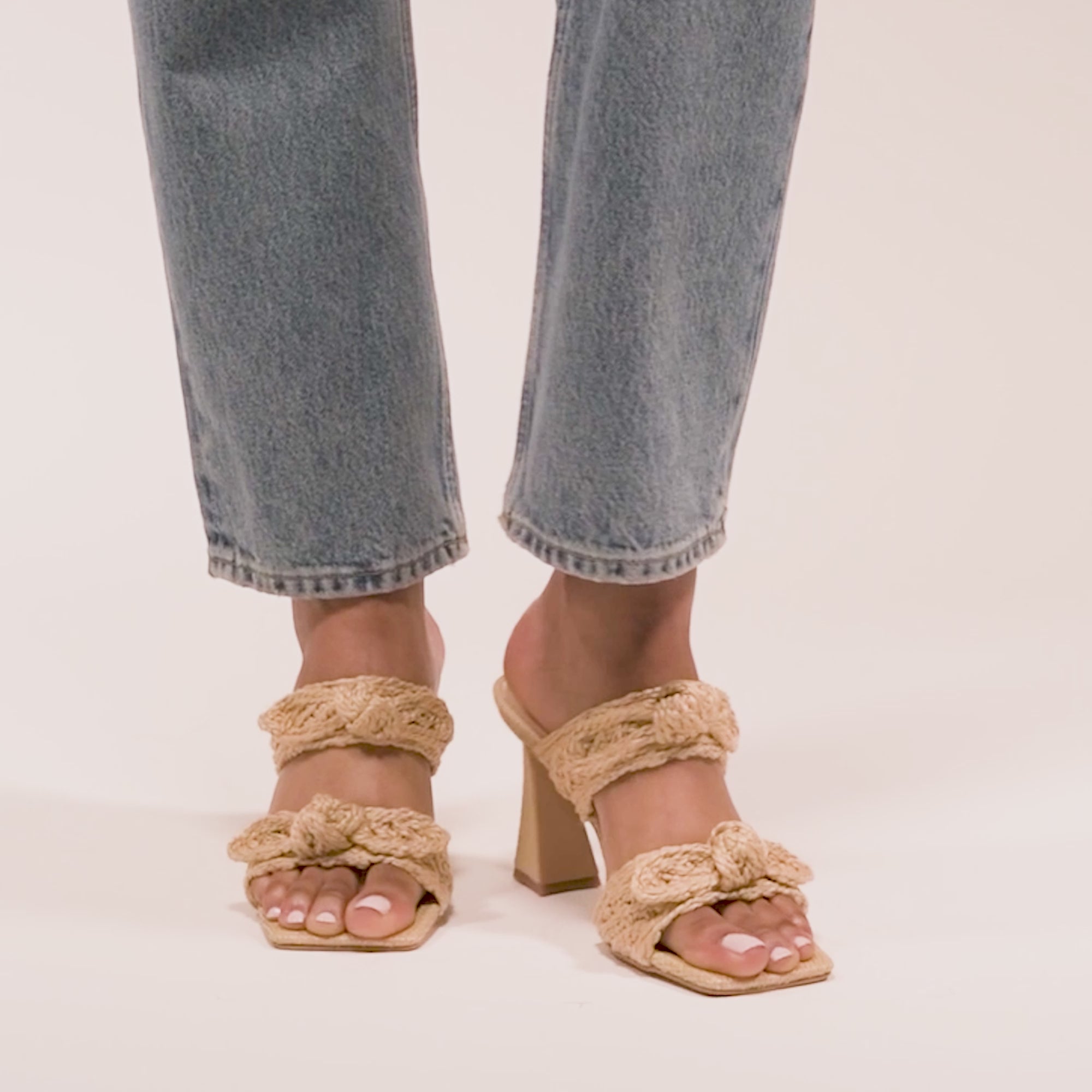 noles heels in lt natural raffia