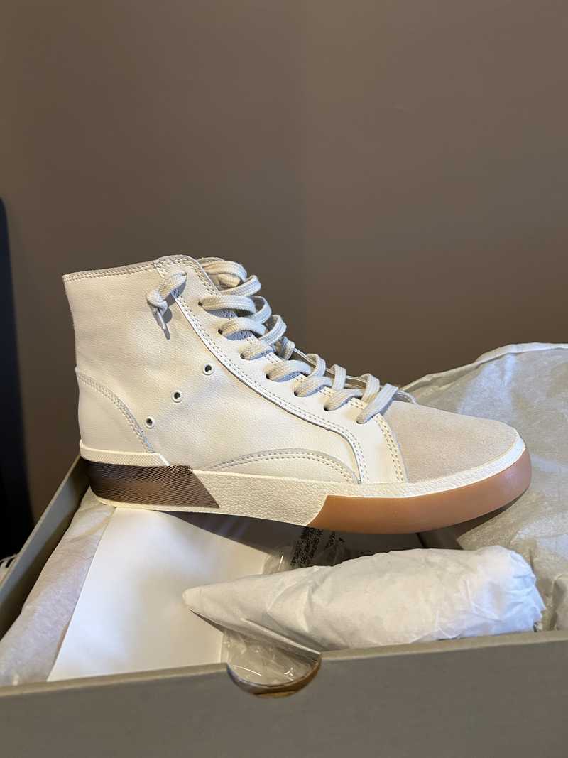 WHITE TAN LEATHER / 7.5 / V563_Jessica_101694