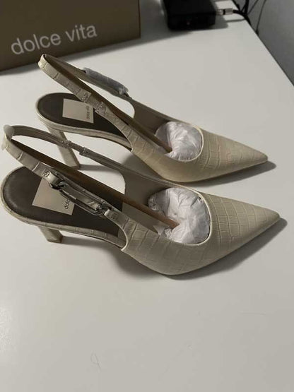 SAND EMBOSSED LEATHER / 7 / V277_Mary_103343