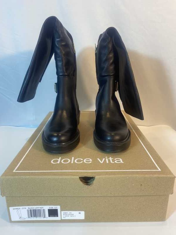 BLACK LEATHER / 8.5 / V001_Fillogic_103831