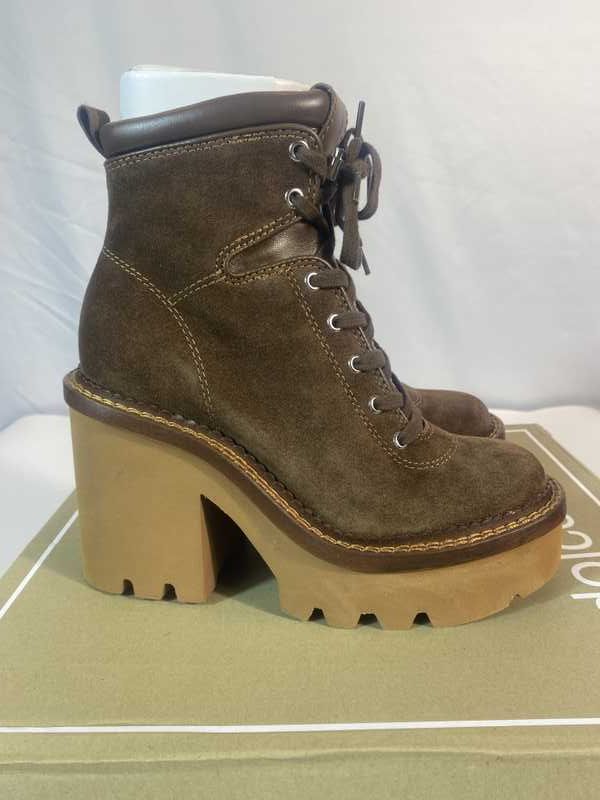 DOMMIE BOOTS COCOA SUEDE - re:vita