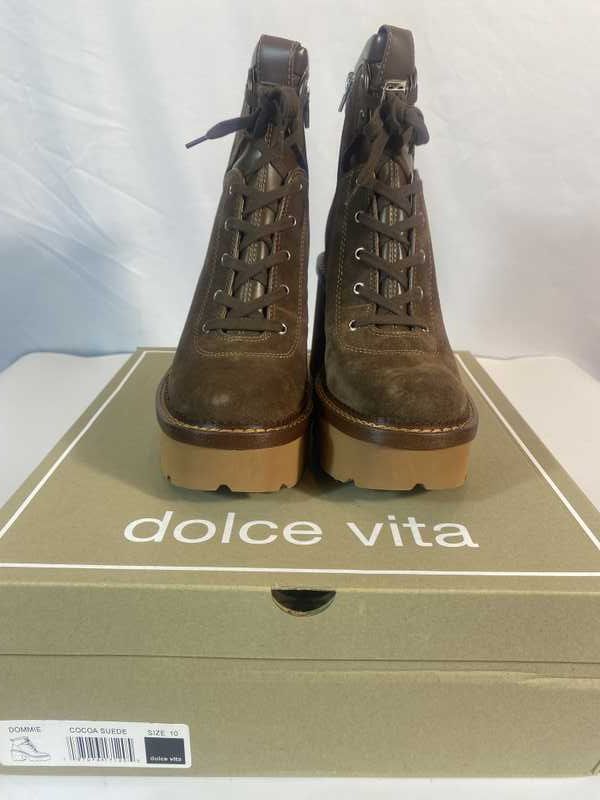 DOMMIE BOOTS COCOA SUEDE - re:vita