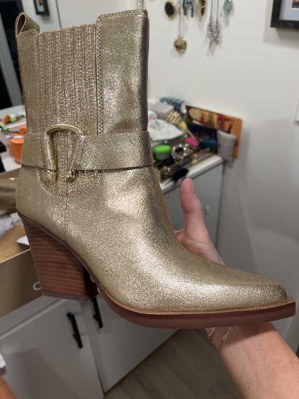 ROSE GOLD DISTRESSED LEATHER / 7.5 / V714_Christine-Marie_104799