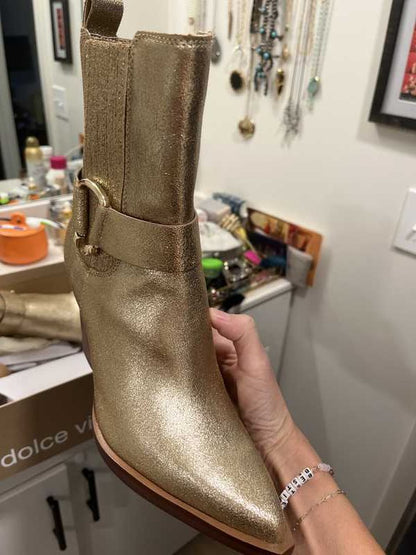 ROSE GOLD DISTRESSED LEATHER / 7.5 / V714_Christine-Marie_104799