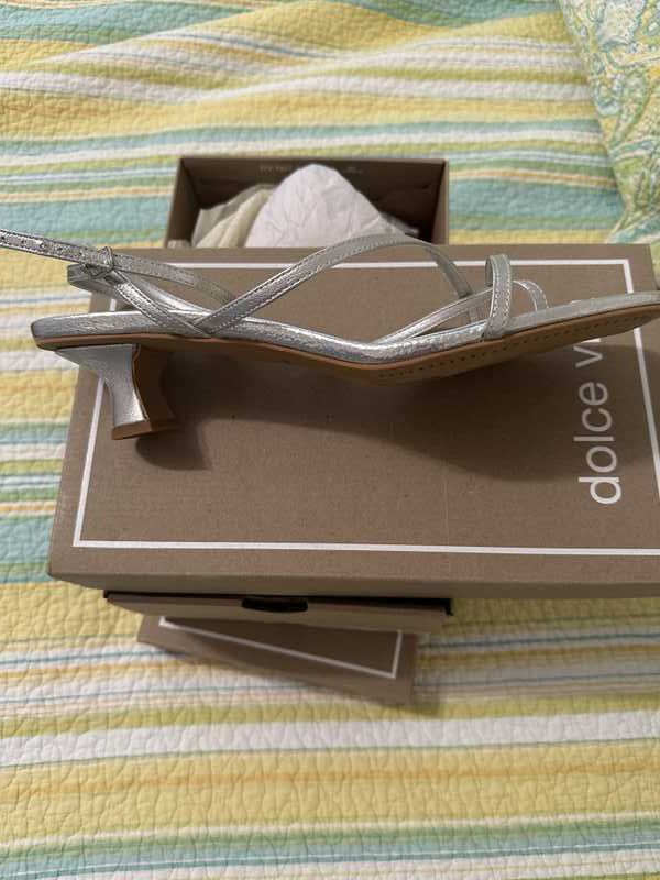 SILVER METALLIC LEATHER / 12 / V040_Rita_113995