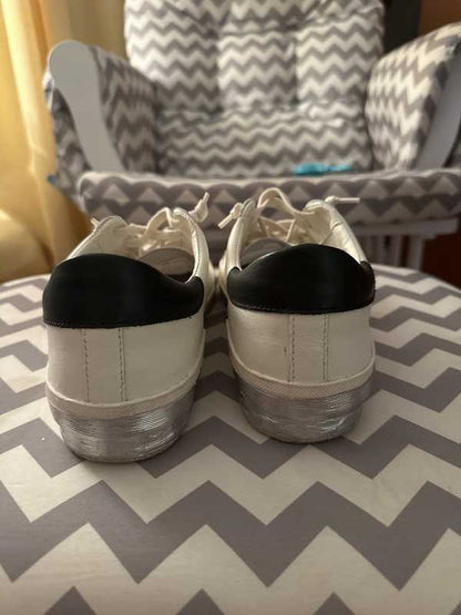 WHITE BLACK LEATHER / 11 / V113_Sara_115584