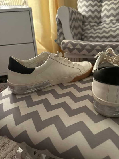 WHITE BLACK LEATHER / 11 / V113_Sara_115584