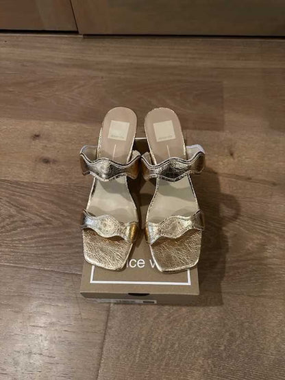 GOLD DISTRESSED LEATHER / 9 / V710_ANNA_115948