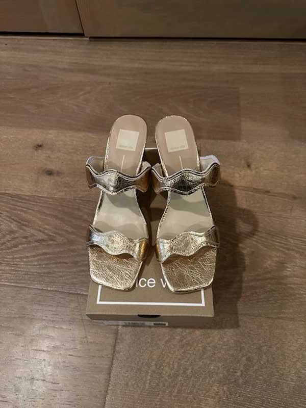 GOLD DISTRESSED LEATHER / 9 / V710_ANNA_115948