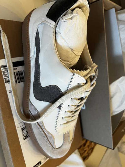 WHITE GREY LEATHER / 8W / V019_Brandi_115962