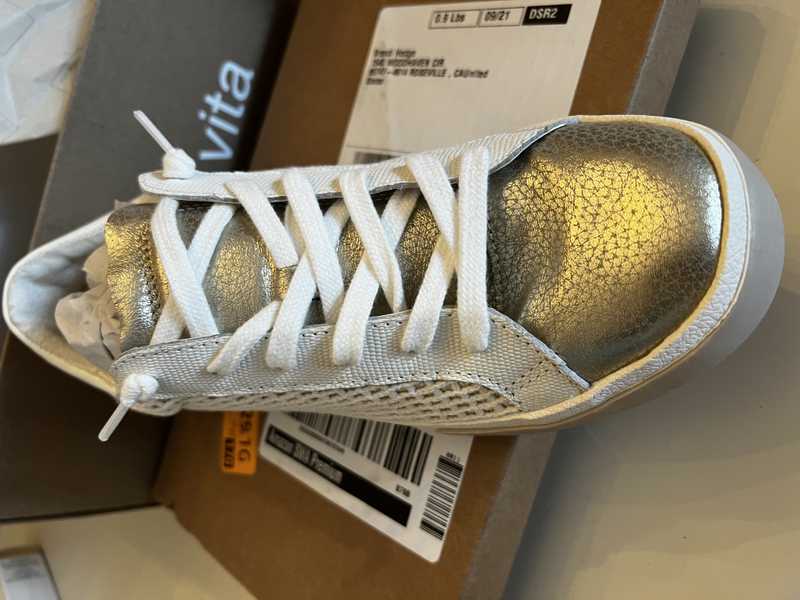 ZINA SNEAKERS BONE WOVEN re vita