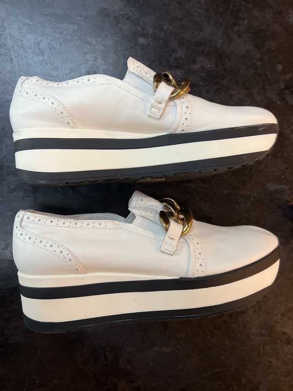 WHITE LEATHER / 7.5 / 107_Krista_116018