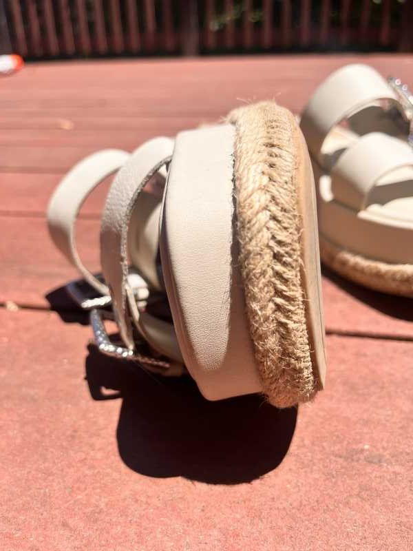 CANYON SANDALS IVORY LEATHER - re:vita