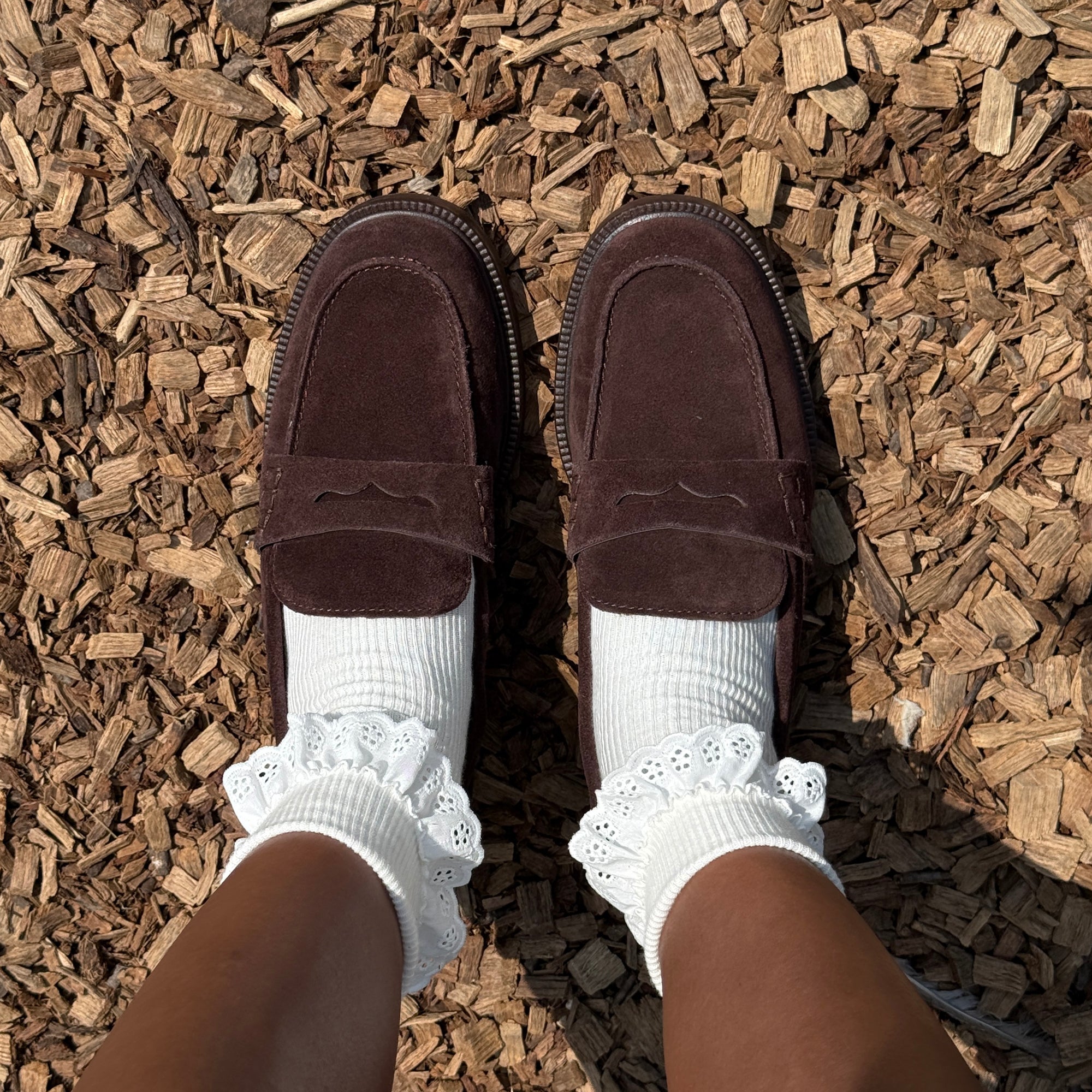 TIGGY LOAFERS MAHOGANY SUEDE