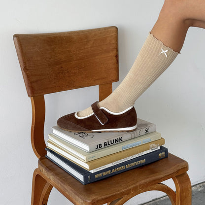 SOFYA SNEAKERS DK BROWN SUEDE