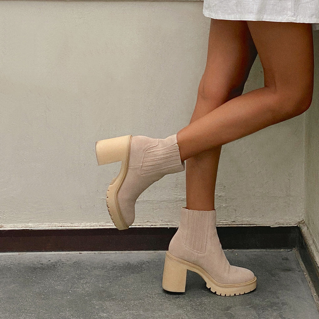 CASTER H2O BOOTIES IN DUNE SUEDE -   Dolce Vita - image 2