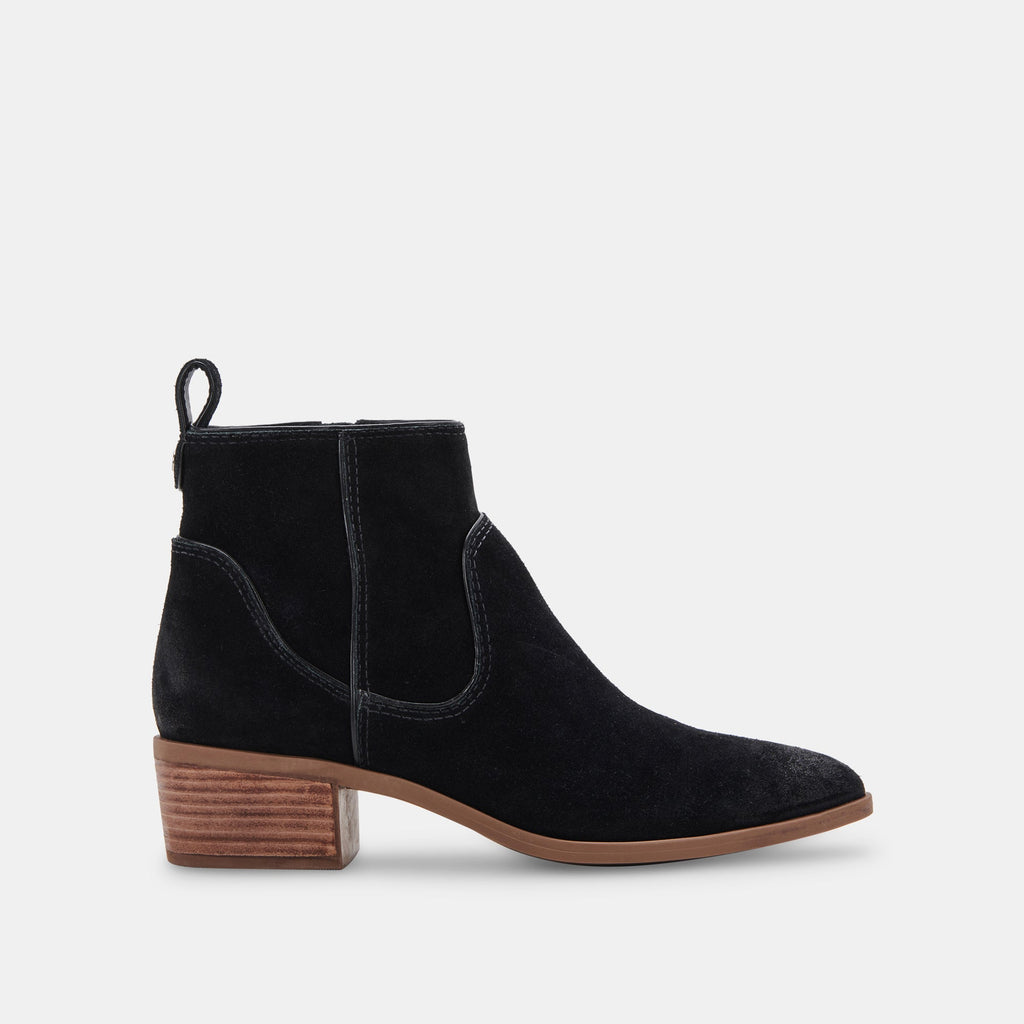 ABLE BOOTIES IN BLACK SUEDE -   Dolce Vita - image 1