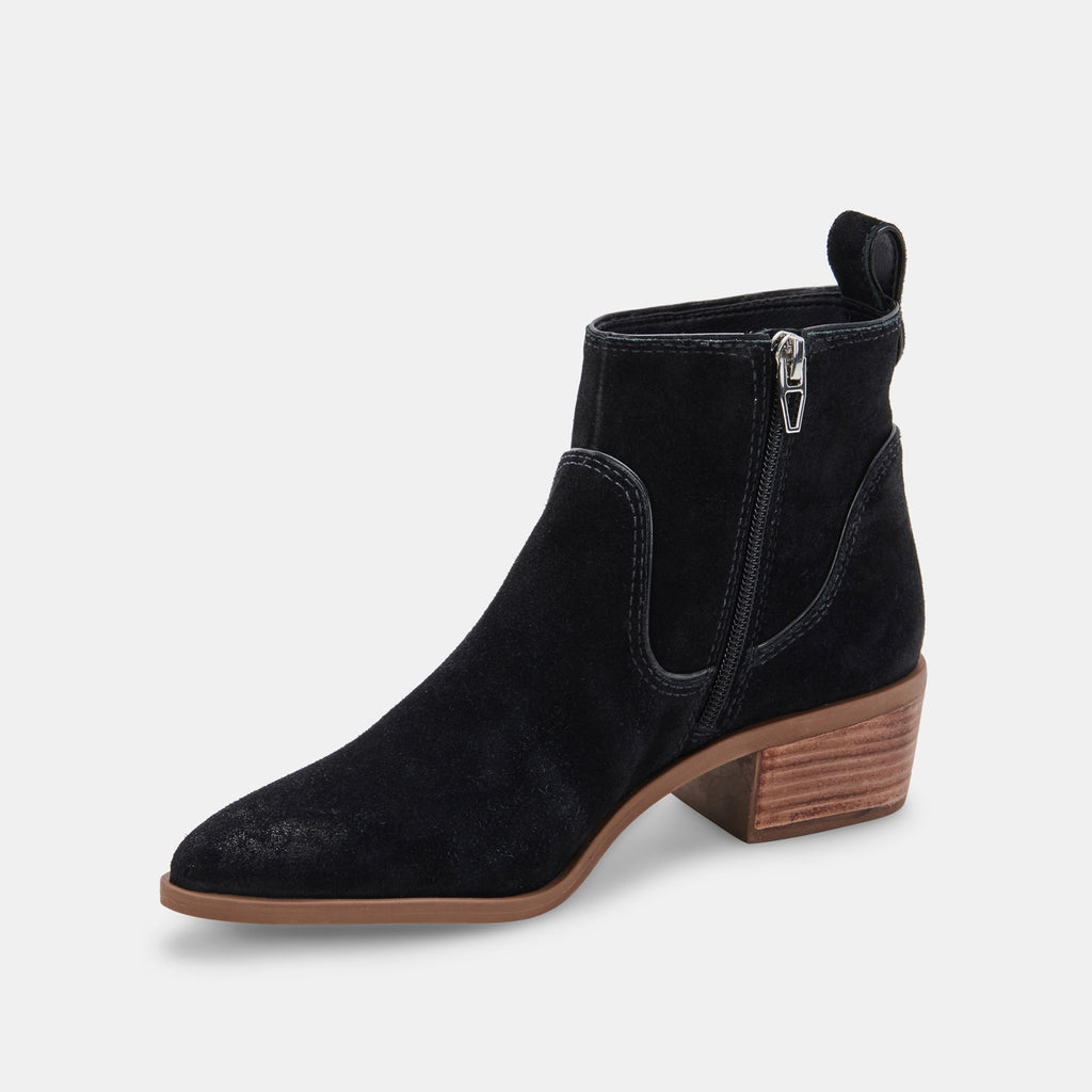 ABLE BOOTIES IN BLACK SUEDE -   Dolce Vita - image 4