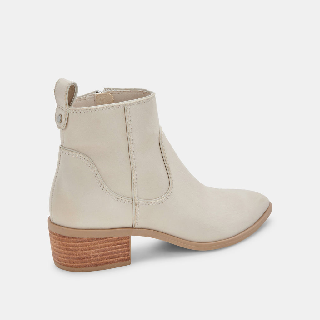 ABLE BOOTIES IN IVORY NUBUCK -   Dolce Vita - image 3