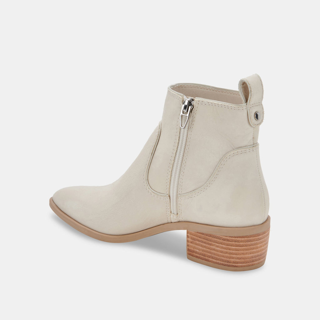 ABLE BOOTIES IN IVORY NUBUCK -   Dolce Vita - image 5