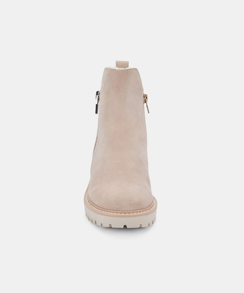 HOLLYN BOOTIES IN NATURAL SUEDE -   Dolce Vita - image 6