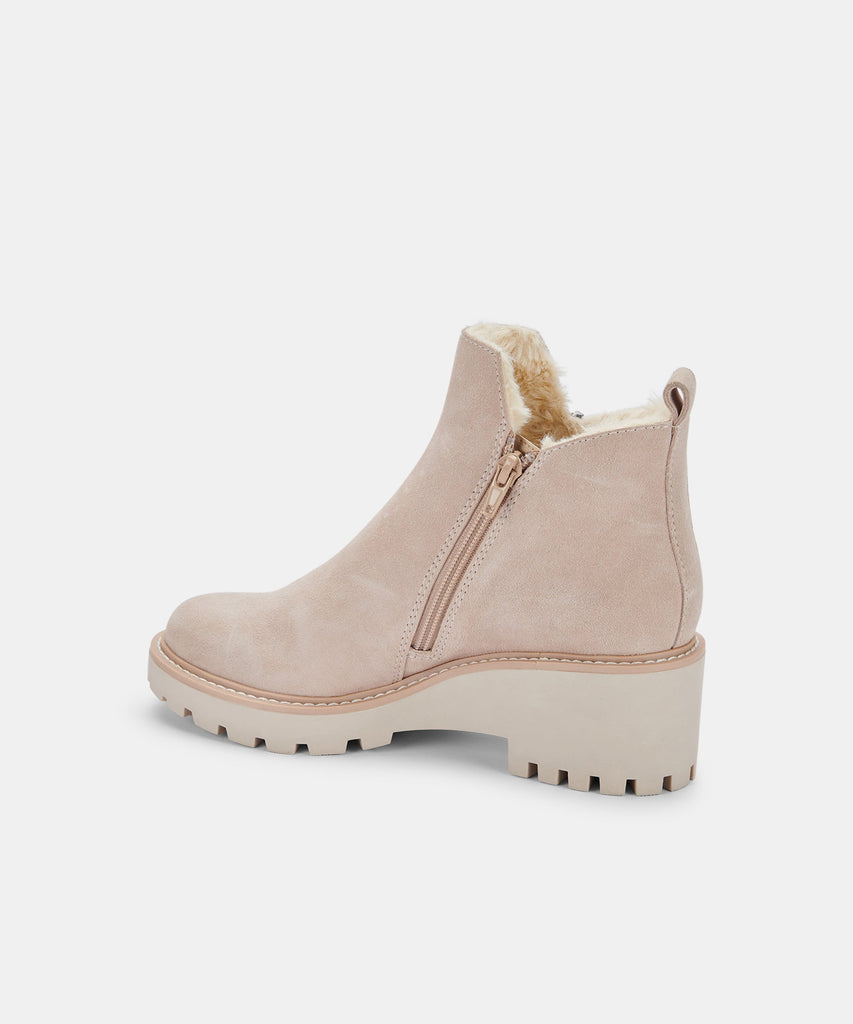 HOLLYN BOOTIES IN NATURAL SUEDE -   Dolce Vita - image 11