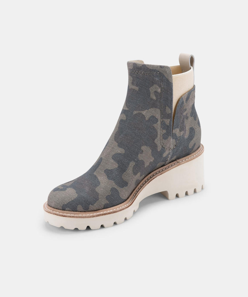 HUEY BOOTIES IN CAMO CANVAS -   Dolce Vita - image 6