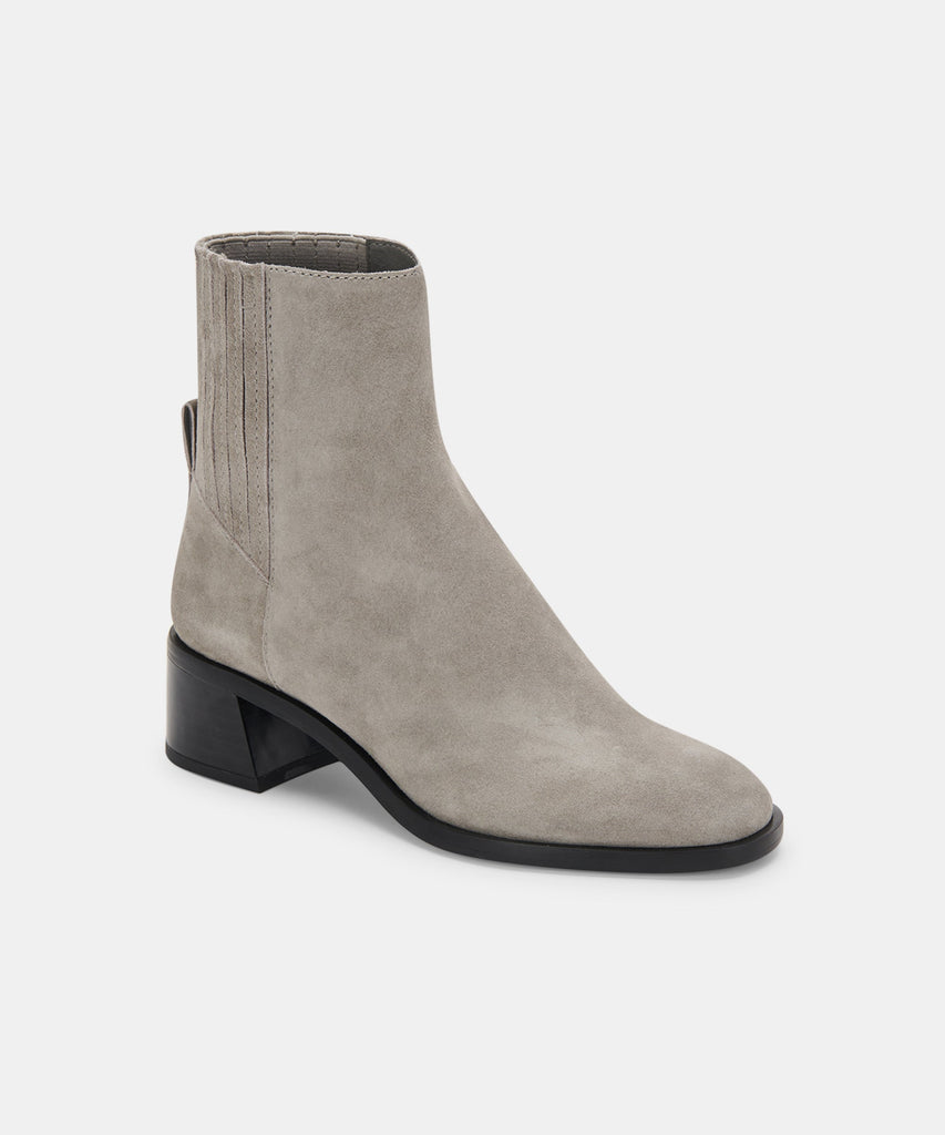 LAYTON BOOTIES IN CHARCOAL SUEDE -   Dolce Vita - image 2