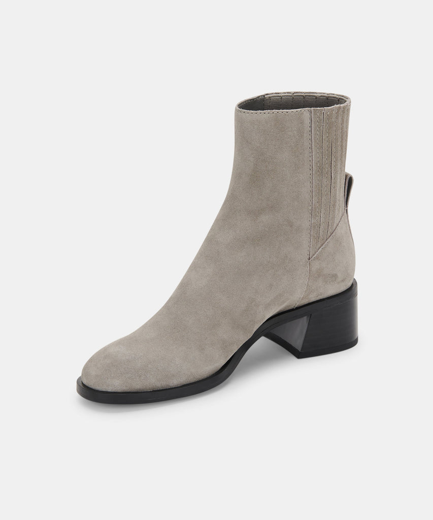 LAYTON BOOTIES IN CHARCOAL SUEDE -   Dolce Vita - image 4