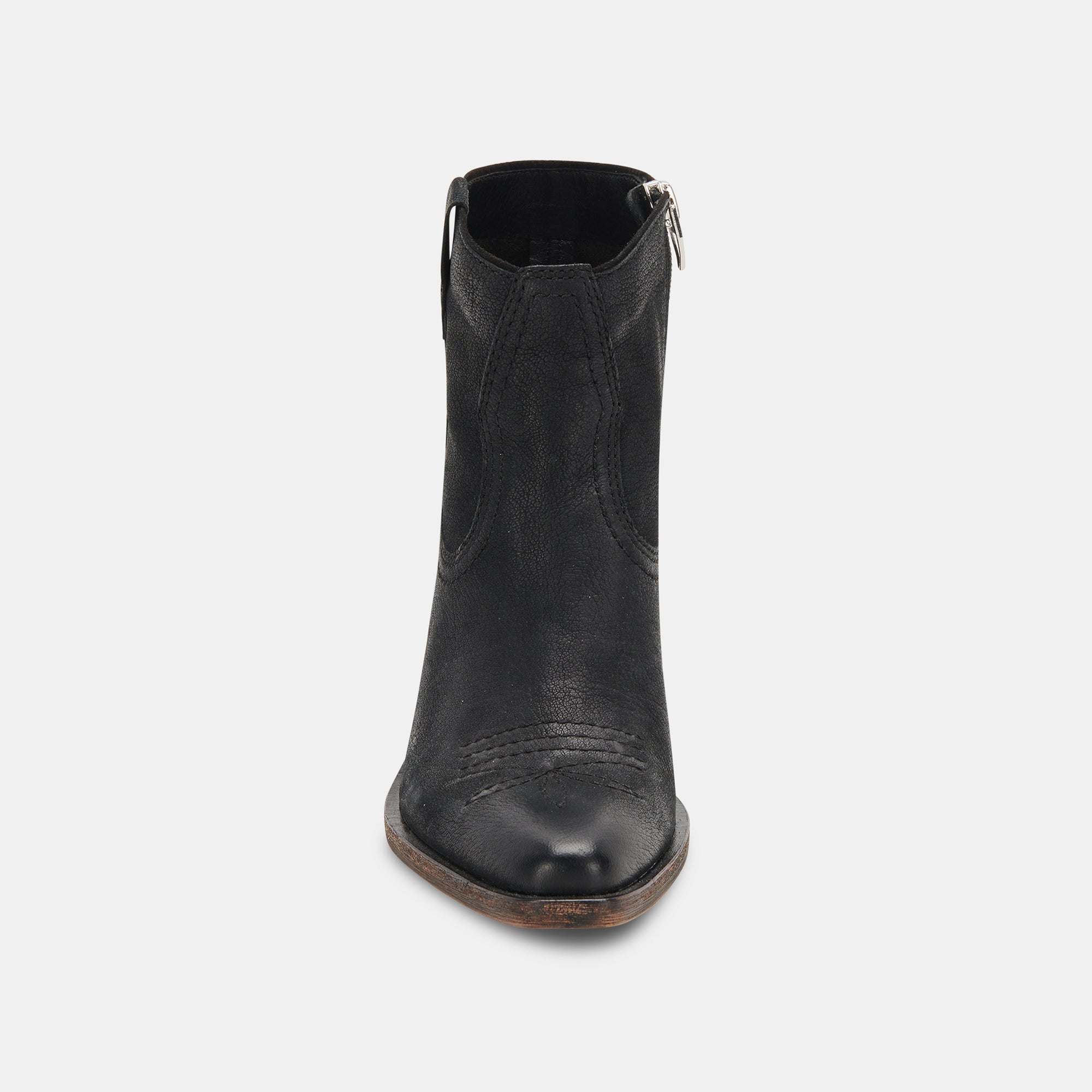 SILMA BOOTIES IN BLACK LEATHER -   Dolce Vita - view 7