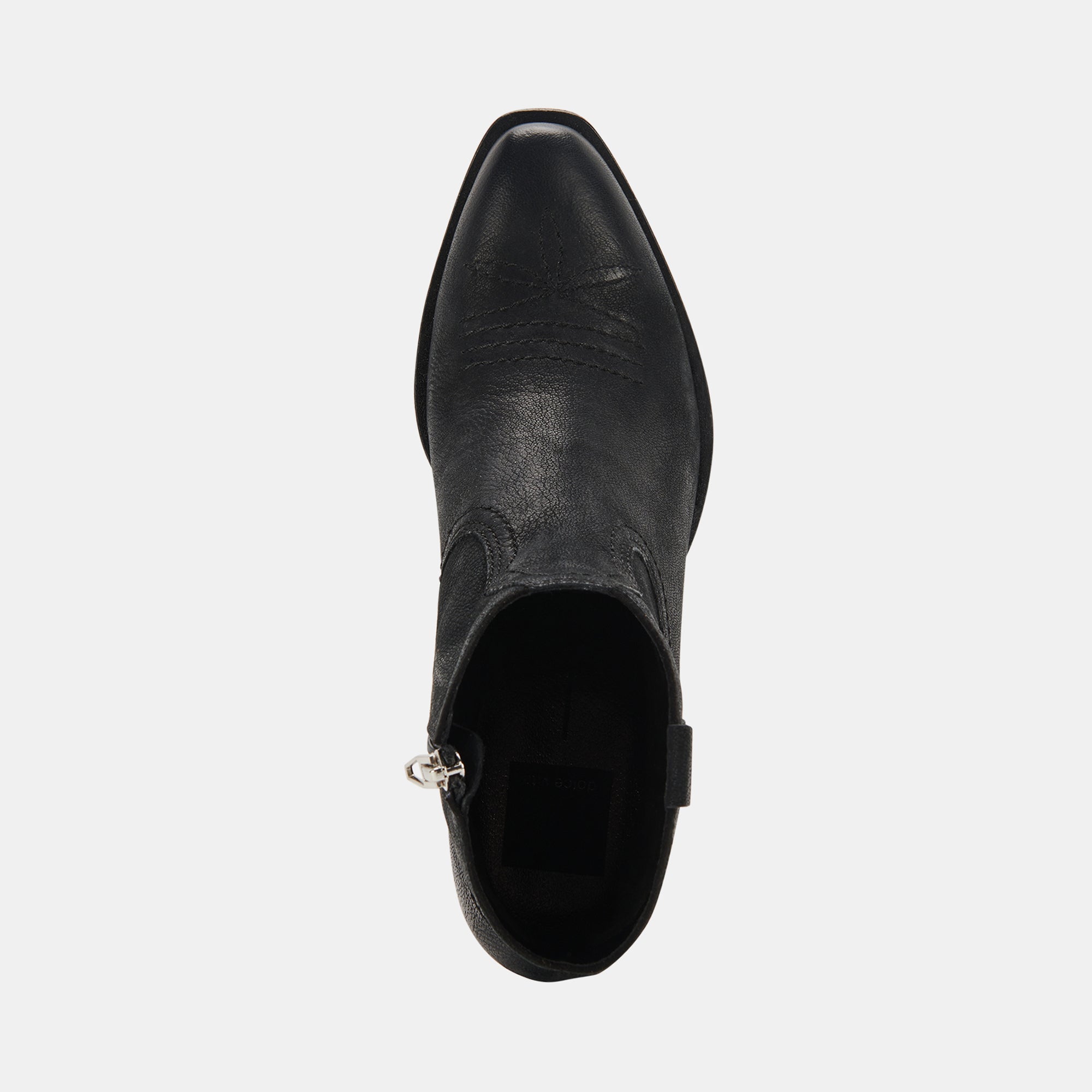 SILMA BOOTIES IN BLACK LEATHER -   Dolce Vita - view 9