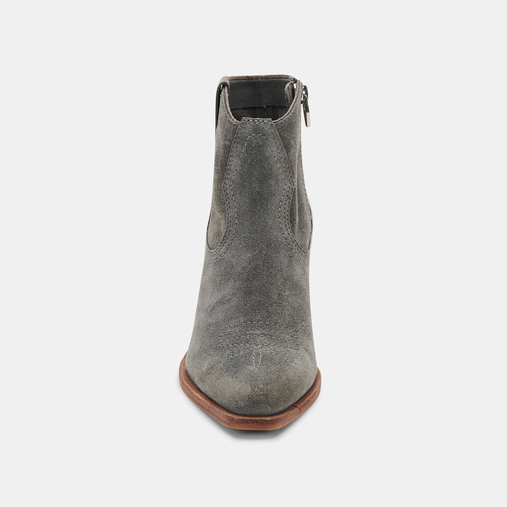 SILMA BOOTIES IN GREY SUEDE -   Dolce Vita - image 6