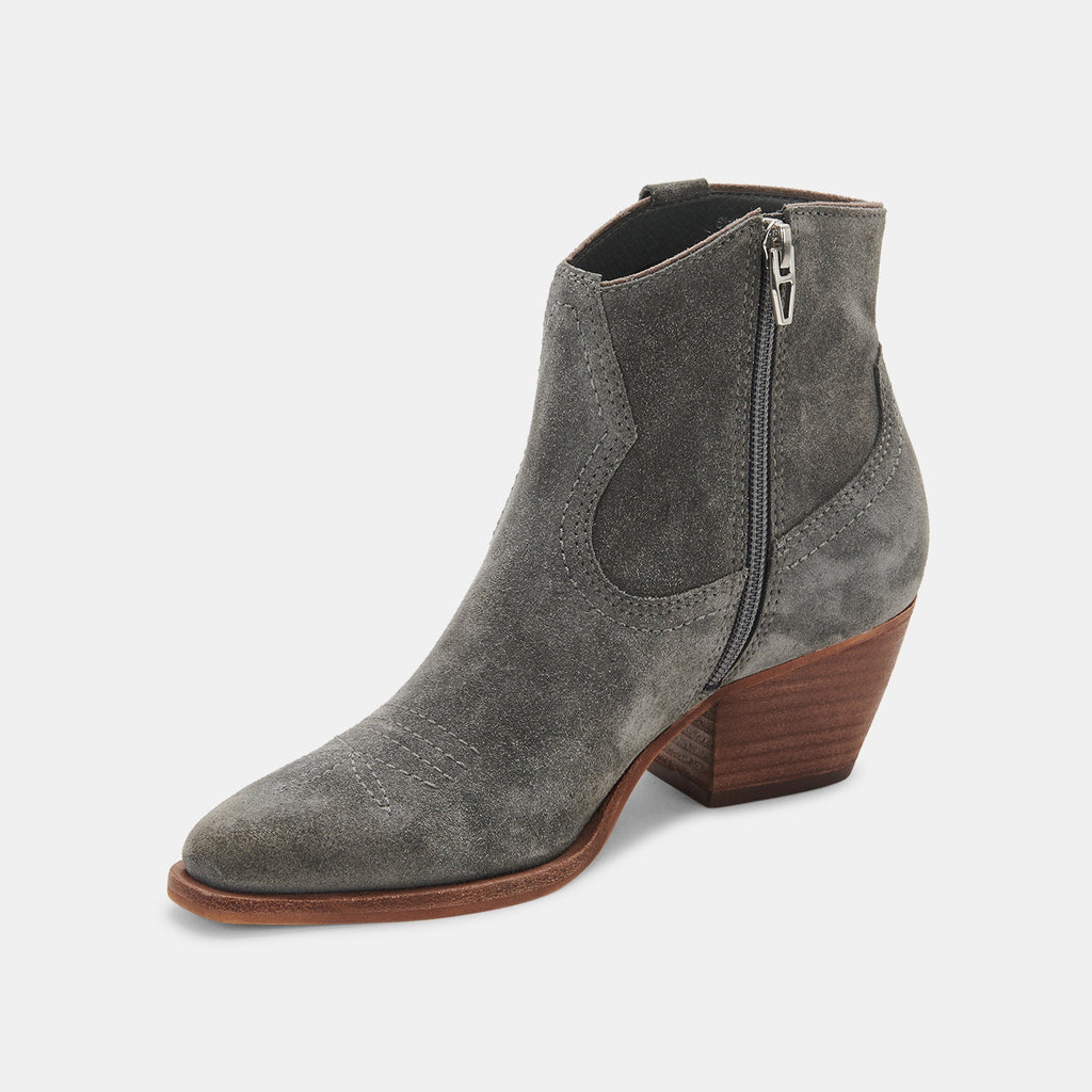 SILMA BOOTIES IN GREY SUEDE -   Dolce Vita - image 5