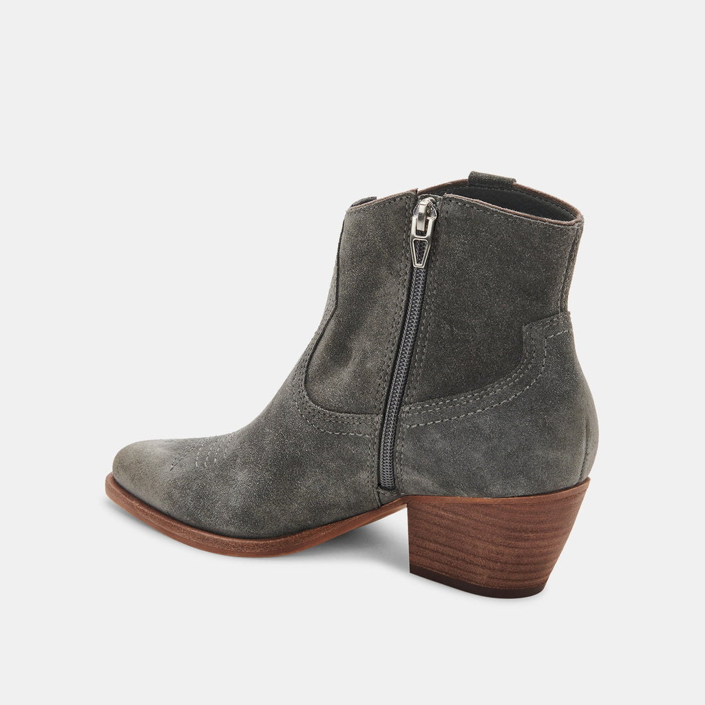 SILMA BOOTIES IN GREY SUEDE -   Dolce Vita - image 4