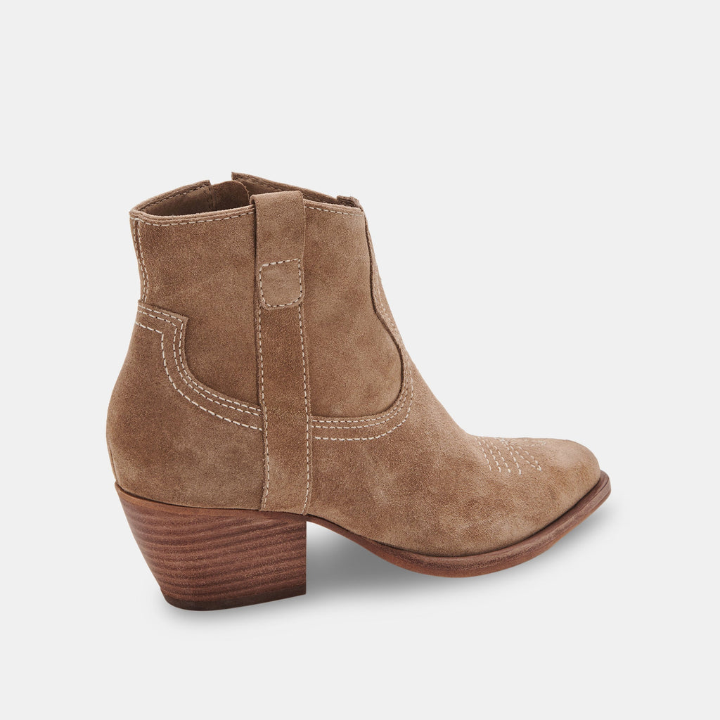 SILMA BOOTIES IN TRUFFLE SUEDE -   Dolce Vita - image 4