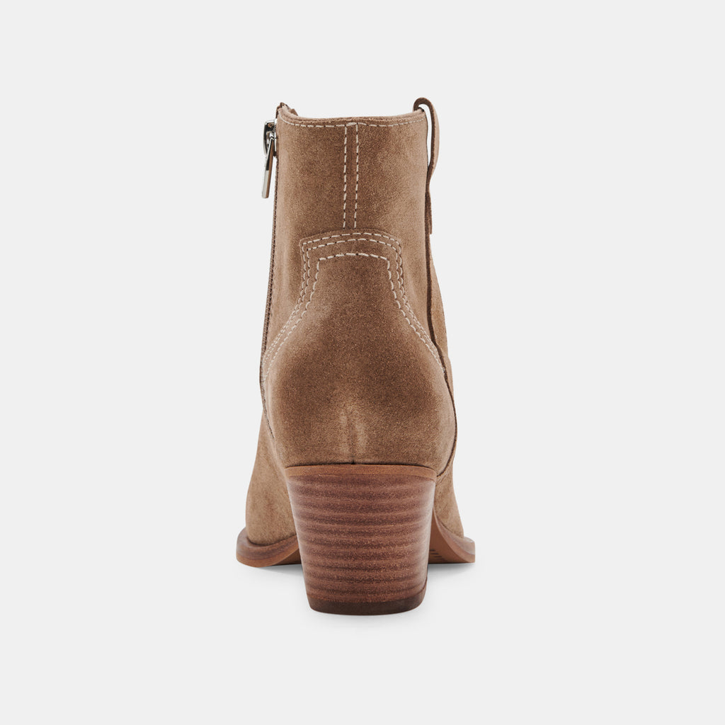 SILMA BOOTIES IN TRUFFLE SUEDE -   Dolce Vita - image 9