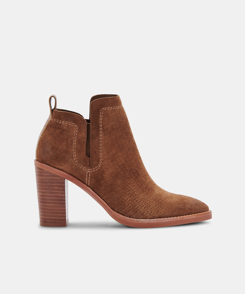 SIRANO BOOTIES IN DK BROWN SUEDE -   Dolce Vita - image 1