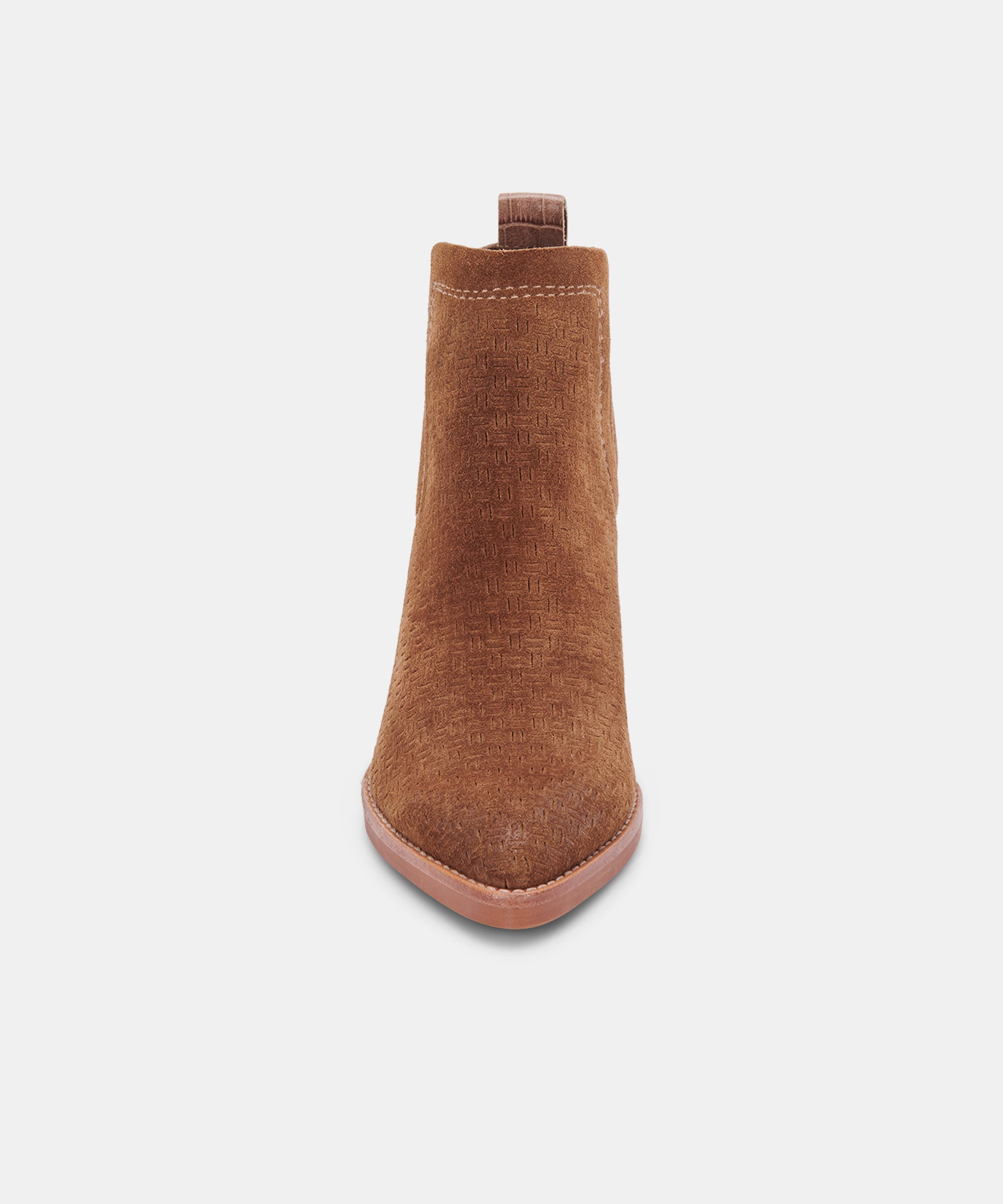 SIRANO BOOTIES DK BROWN SUEDE – Dolce Vita
