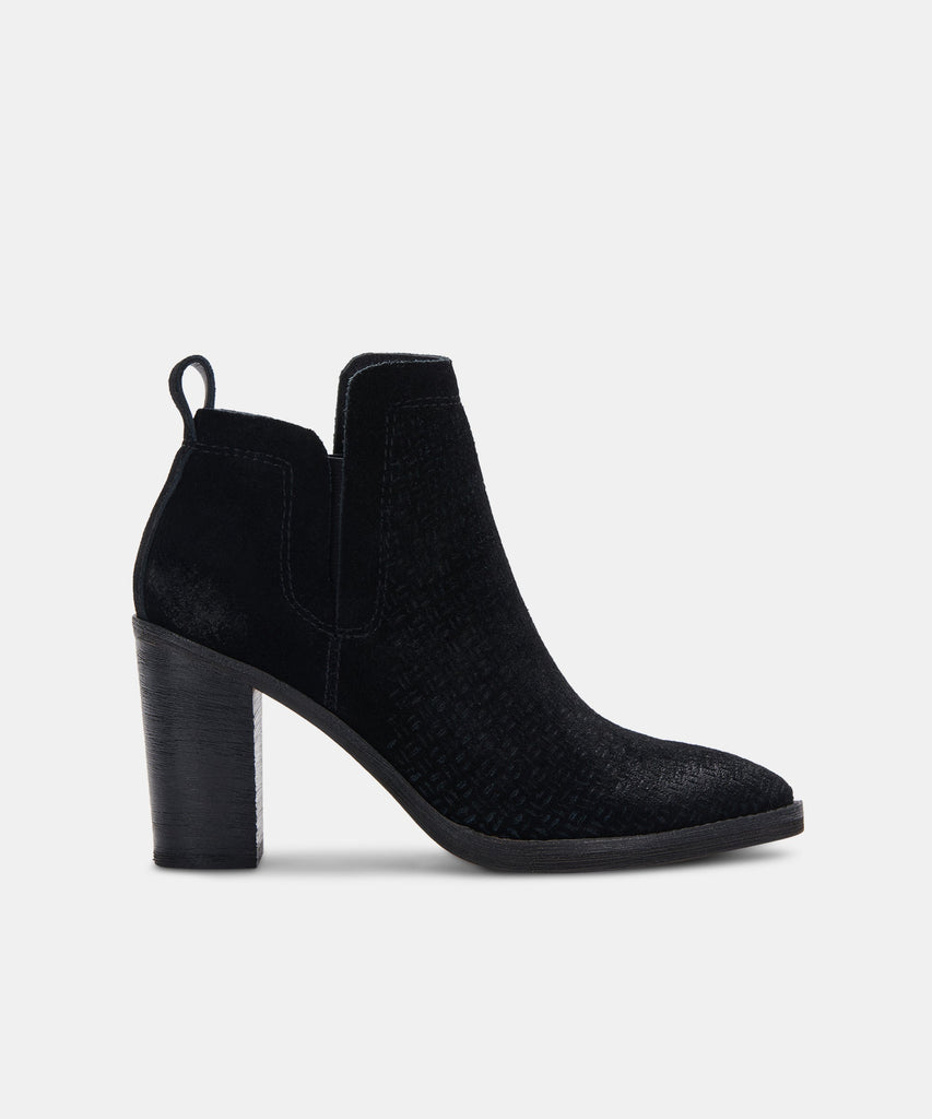 SIRANO BOOTIES IN ONYX SUEDE -   Dolce Vita - image 1
