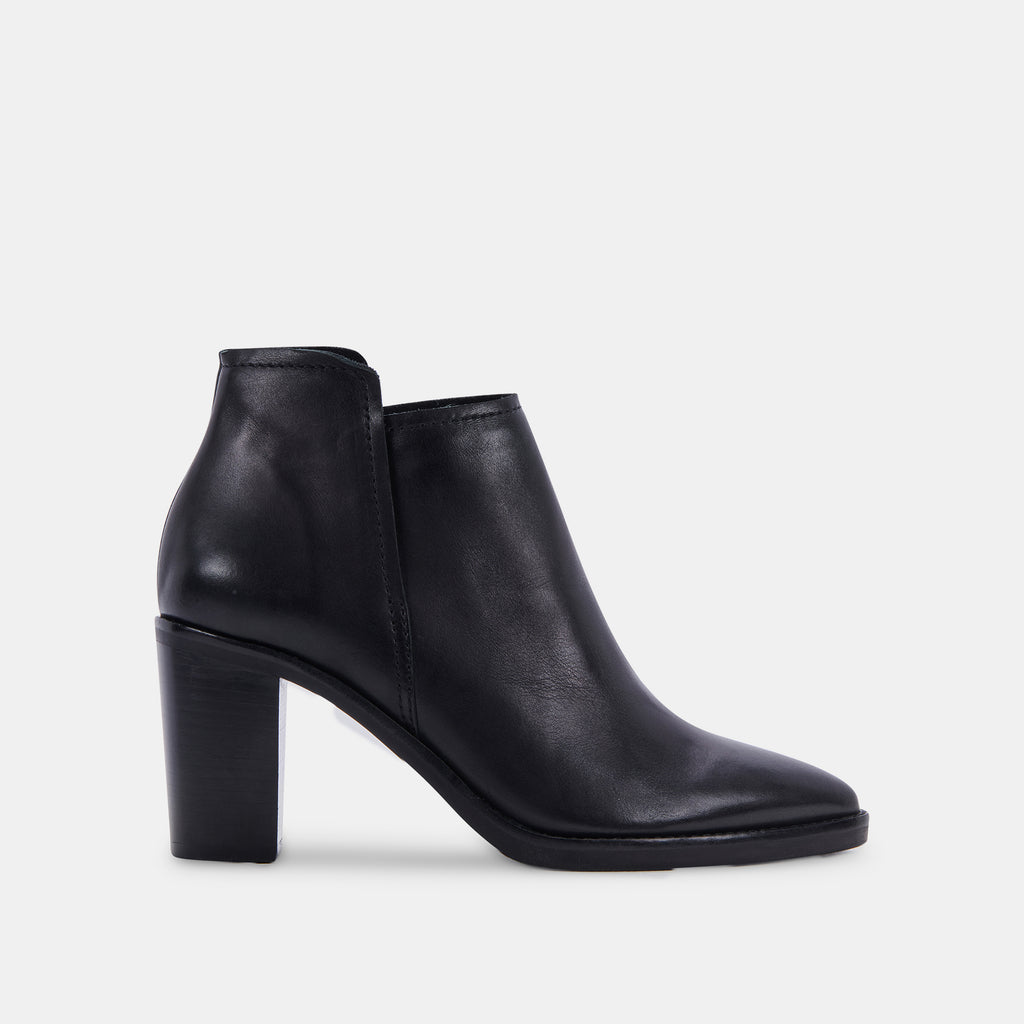 SPADE BOOTIES BLACK LEATHER - image 1