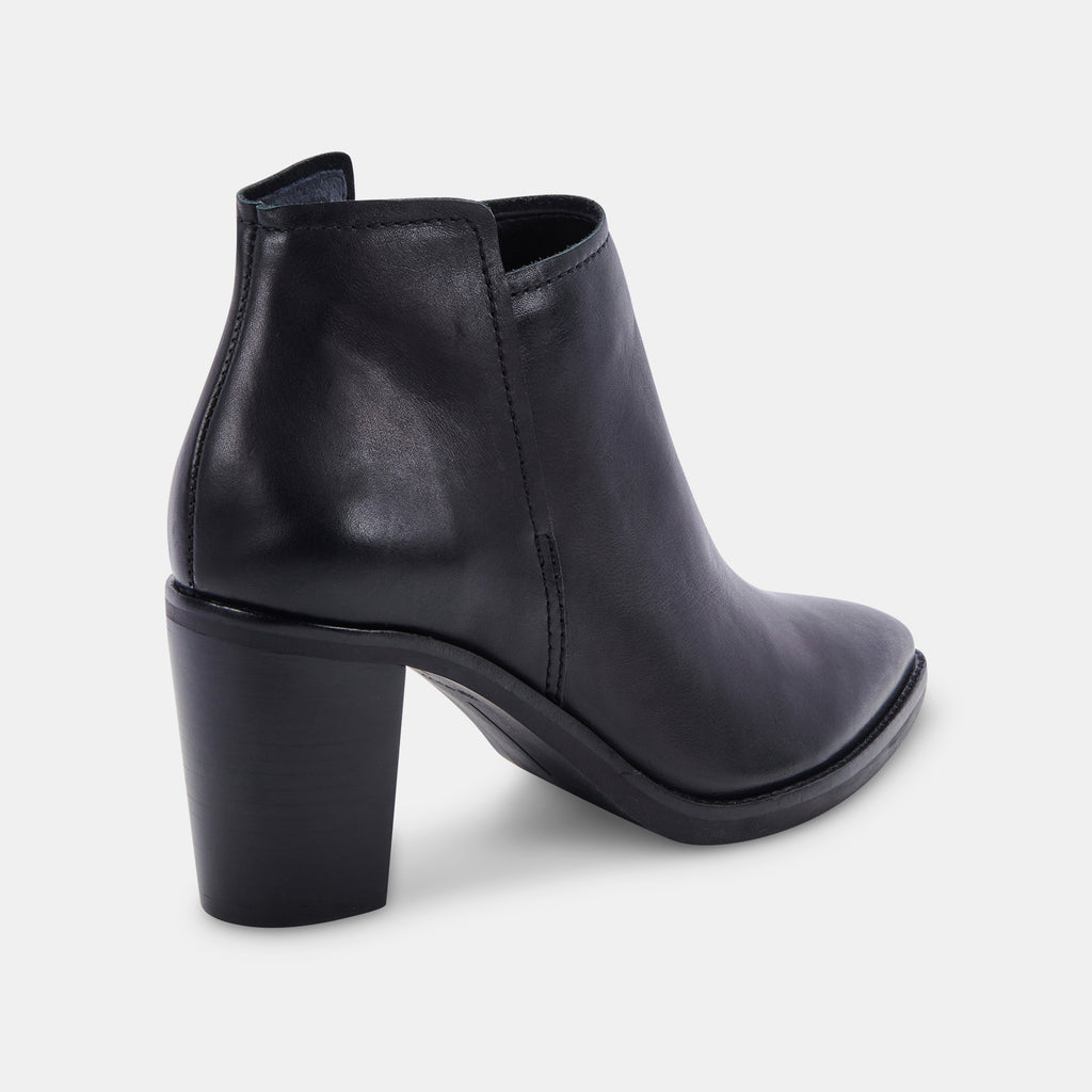 SPADE BOOTIES BLACK LEATHER - image 5