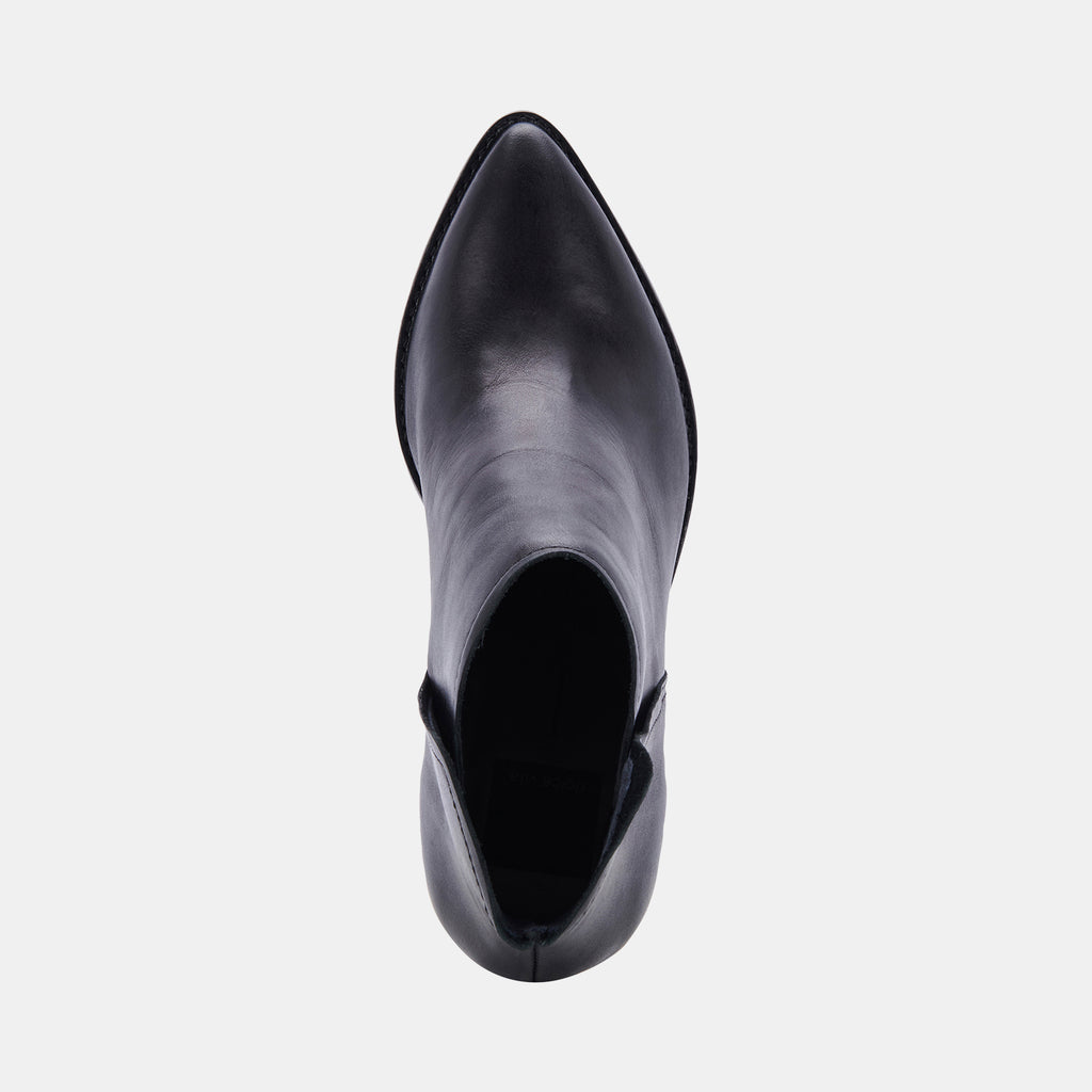 SPADE BOOTIES BLACK LEATHER - image 11