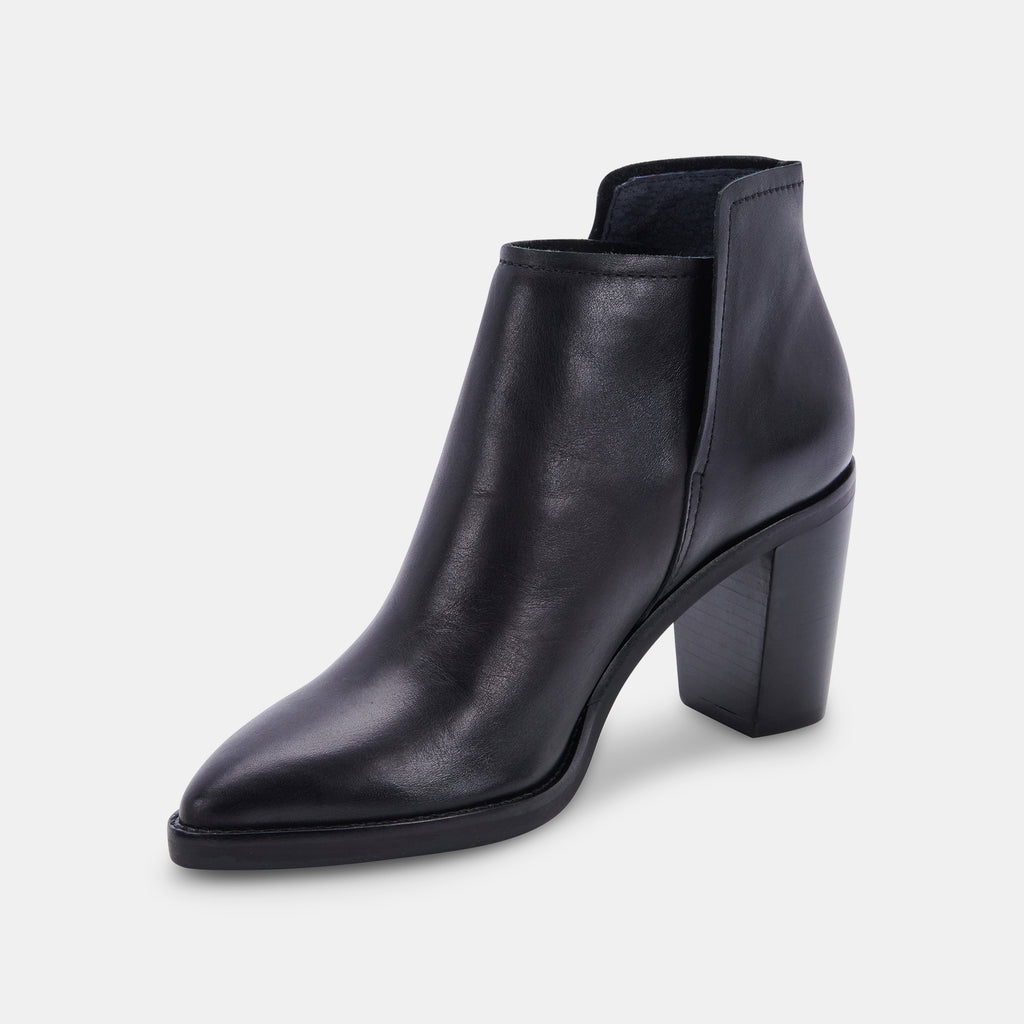 SPADE BOOTIES BLACK LEATHER - image 7