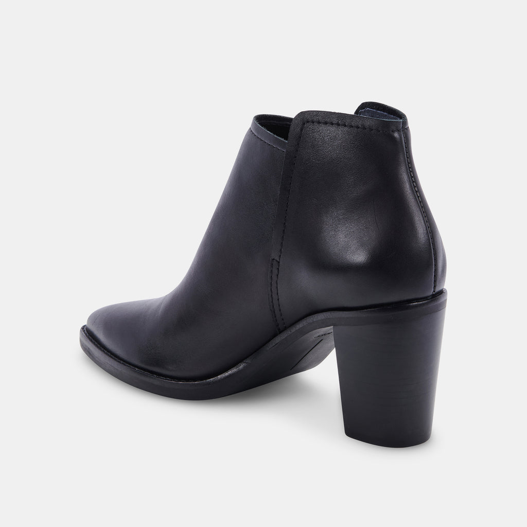 SPADE BOOTIES BLACK LEATHER - image 8
