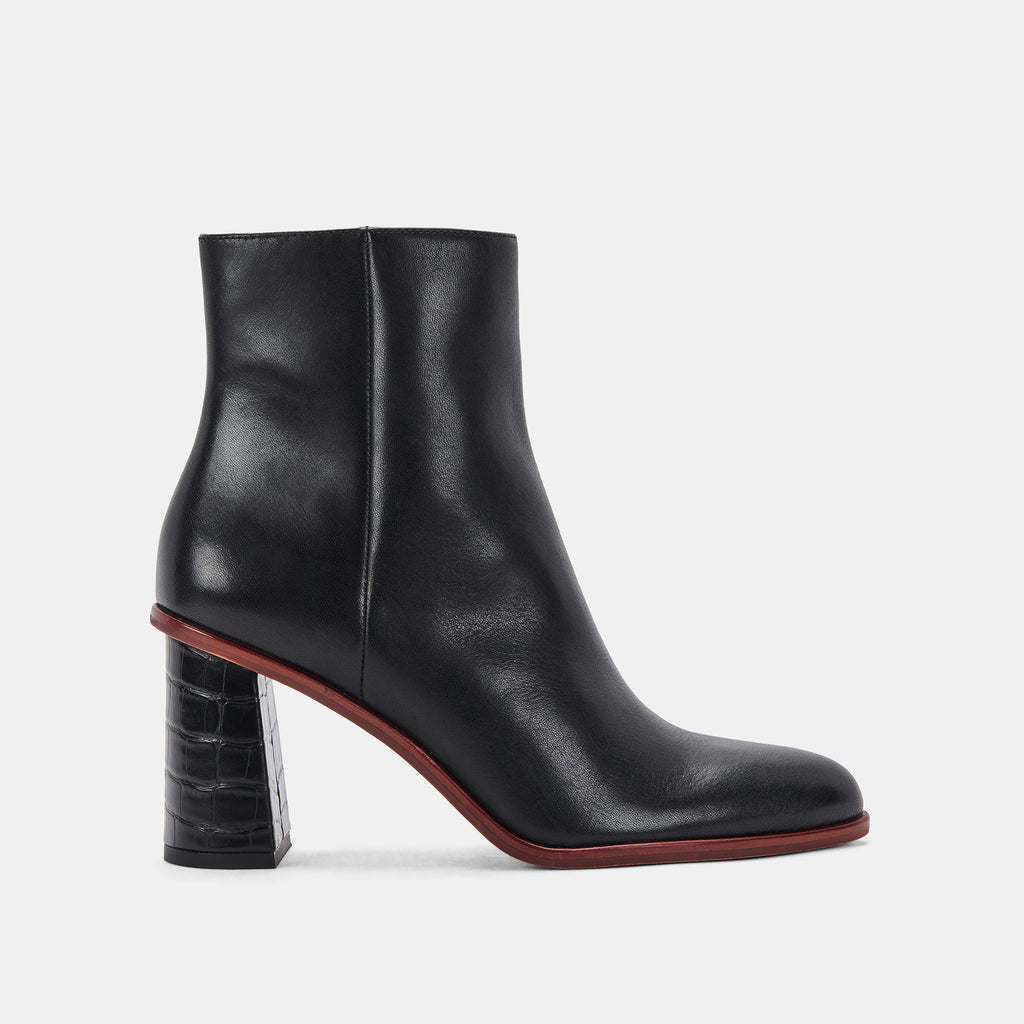 TIMONE BOOTIES BLACK LEATHER - image 1