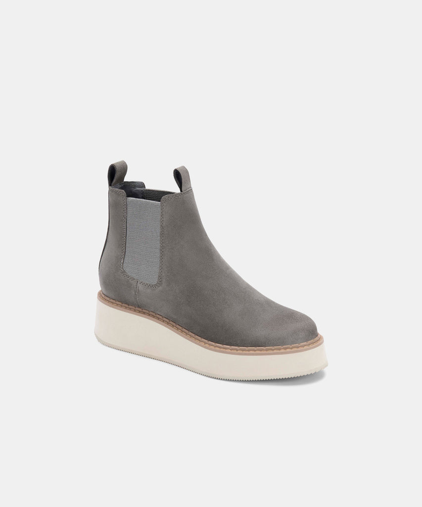ARLETE BOOTIES IN CHARCOAL SUEDE -   Dolce Vita - image 4