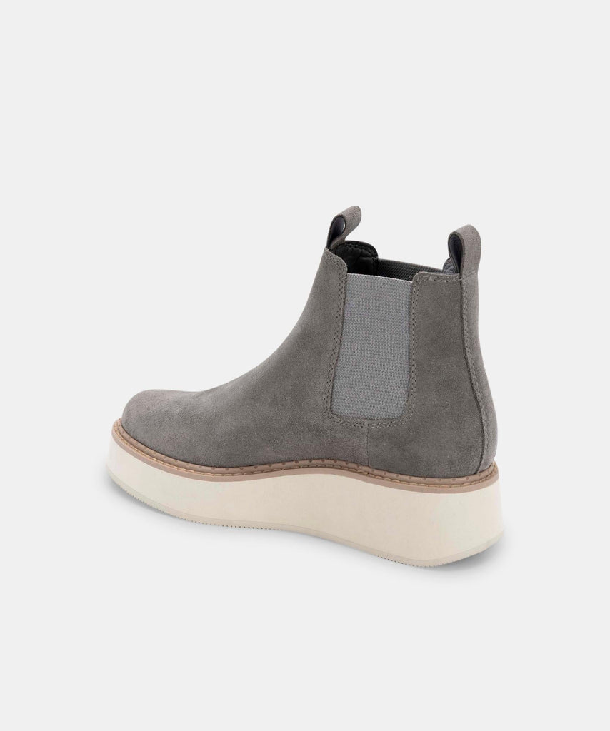 ARLETE BOOTIES IN CHARCOAL SUEDE -   Dolce Vita - image 6